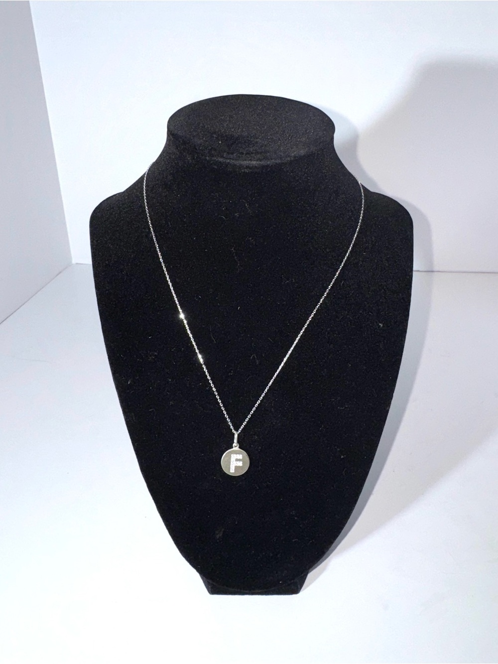 Anzie Disc Sterling Silver Pendant Necklace